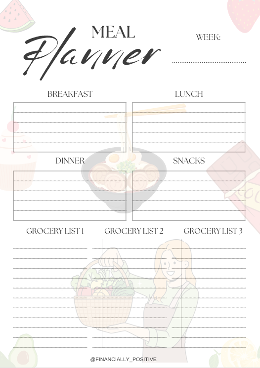 Weekly Meal Plan